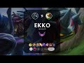 Ekko Jungle vs Rammus - KR Master Patch 14.2