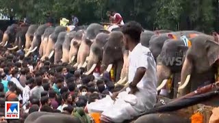 തൃശൂർ വടക്കുന്നാഥ ക്ഷേത്രത്തിൽ ആനയൂട്ട് | Thrissur | Vadakkumnathan Temple