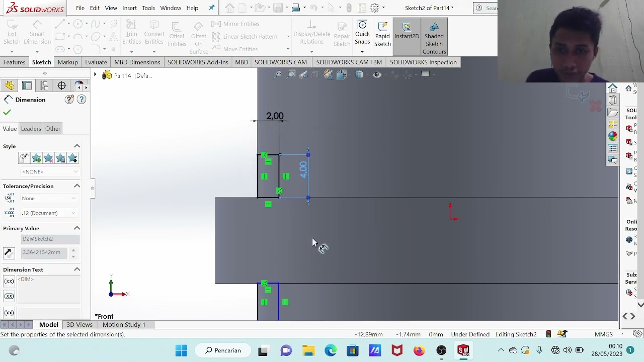 Exercise 26 Solidwork Youtube Exercise 26 Solidwork Youtube