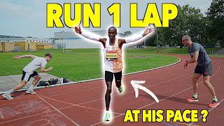 Run ONE Lap At Kipchoge Pace And WIN £50 | WR Marathon Speed Challenge