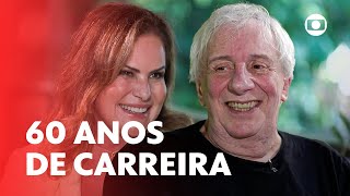 Marco Nanini comemora 60 anos de carreira e lança biografia! | Fantástico | TV Globo