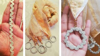 How to make dupatta tassels 😱|| Duppata designe at home ||easy method #2023 #fashion #designer