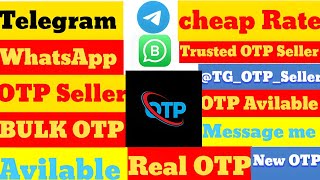 Buy Unlimited Telegram \u0026 Whatsapp OTP || How to buy Telegram \u0026 Whatsapp account || #OTP #whatsappotp