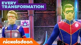 EVERY Kid Danger Transformation EVER! 🔵 🔴 | Henry Danger | #TBT