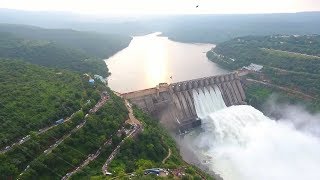 MUST WATCH : Beautiful Srisailam Dam Aerial View | Srisailam Dam Drone View | Distodaynews