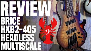 Brice HXB2-405 3235 Headless Multiscale 5 String Bass- Budget EHB Alternative?- LowEndLobster Review