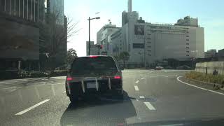 Nagoya city road drive 1080p  Meieki dori Ave. Aichi Japan