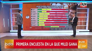 ✋ Javier Milei, el candidato que lidera las encuestas