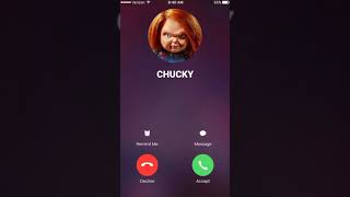 Hay Im CHUCKY Want To Play??? #chucky #phonecall  #shorts