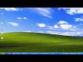 Windows XP default screen for 1 hour