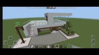 Minecraft: How To Build Modern House Tutorial easy