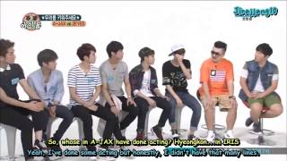 [Eng Sub] 130925 Weekly Idol (A-JAX \u0026 2EYES)