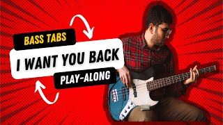 I Want You Back - Bass Transcription - Isolated Bass - Play along - Fretboard & TABS