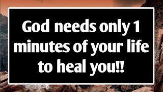 ❣️🤫 God's Message Today 🙏🙏 God: Need Only One Minutes Of Your..| god says | prophetic word #loa