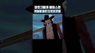 에이스의 죽음을 들은 조로 #원피스