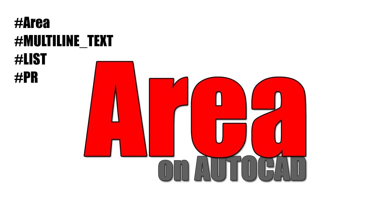 How To Get Area In Autocad Youtube How To Get Area In Autocad Youtube