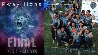 Pway Lions Finals Mini-Movie VS Jersey Boys | NJSBCL 2022 | D-1 Finals | Tennis Cricket | NJ, USA