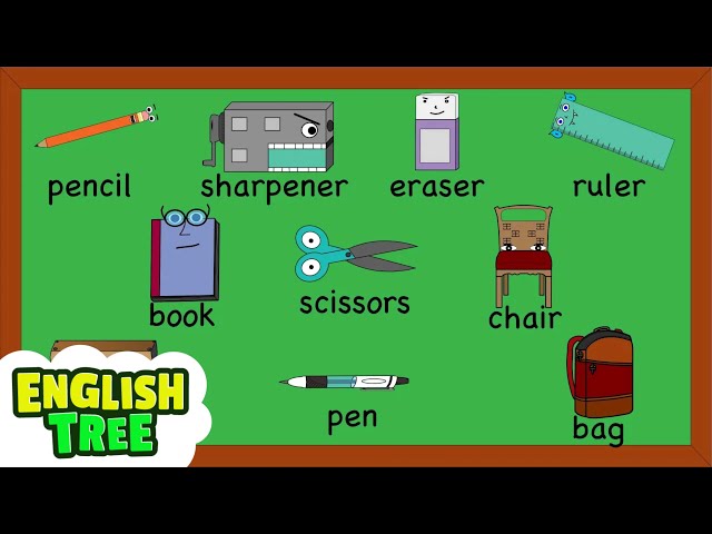 School Supplies Song Tappabl English Esl Video Lessons