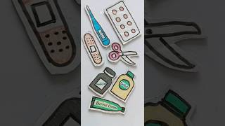 First Aid Box !! 🩺✂️💉🏥💊 #firstaidbox #diy #firstaidkit #schoolcrafts #shorts #youtubeshorts