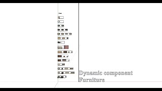 SketchUP Dynamic component - 動態元件