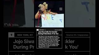 Jojo Siwa Calls Out Heckler During NYC Pride Show