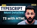 TypeScript Hindi Tutorial #10 Use TypeScript with HTML input fields
