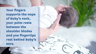 How to latch a baby using the exaggerated latch technique.