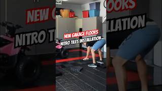 Nitro Tile by Garage Flooring Inc. Showroom Floors For Cheap! Easy DIY! #DreamGarage #GarageFloor