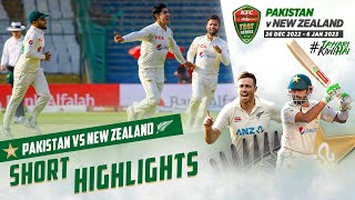 Short Highlights | Pakistan vs New Zealand | 2nd Test Day 1 | PCB | MZ1L