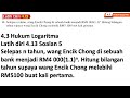 Latih diri 4.13 Soalan 5 | 4.3 Hukum Logaritma | Bab 4 Indeks, Surd dan Logaritma | Add Maths