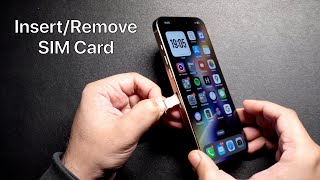 How To Insert Or Remove SIM Card To iPhone 16 and iPhone 16 Pro