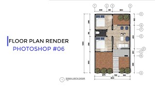 Cara Render Denah dengan Photoshop