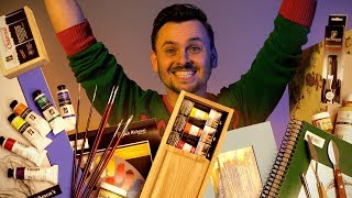 GIANT Box of Art Supplies - ft. James Gurney