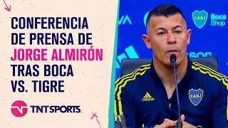 EN VIVO: Jorge Almirón habla en conferencia de prensa tras Boca vs. Tigre