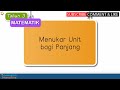 Tahun 3 | Matematik | Menukar Unit bagi Panjang