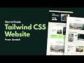 How to create a Tailwind Website from scratch | Tailwind CSS tutorial