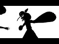 【東方 mmd】にがもん式霊夢、魔理沙、アリスで小悪魔りんご bad apple 【影絵】