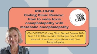 Coding Clinic, Second Quarter ICD 10 2024 review