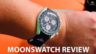 I FINALLY picked up the MOONSWATCH! Mission on Earth Review!
