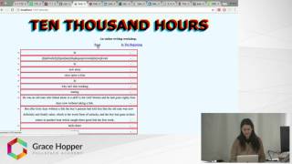 Stackathon Presentation: Ten Thousand Hours