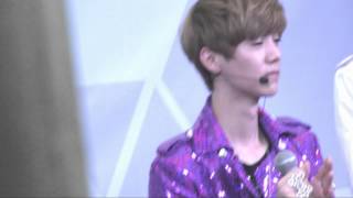 [HD] 120729 EXO Mini live in Thailand - talking (LUHAN FOCUS)