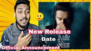 Radhe Shyam Release Date Official Announcement l Radheshyam Trailer l Prabhas l Das Review