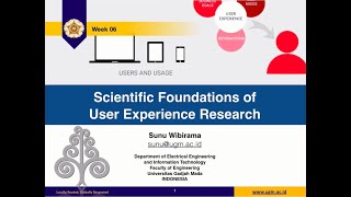 UX-06a-Scientific Foundations of UX Research (part 1)