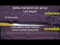 cara menjahit kain jersey agar tidak loncat