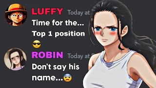 If Luffy got Robin Crush List | One Piece discord server