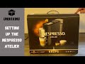 Nespresso Atelier Coffee Machine UNBOXING and FIRST USE | How to set it up to make a cappuccino!