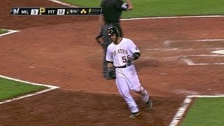 MIL@PIT: Tabata hits his second RBI single of the 6th