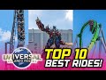 Top 10 BEST Rides at Universal Orlando! - Universal Studios Florida & Islands of Adventure