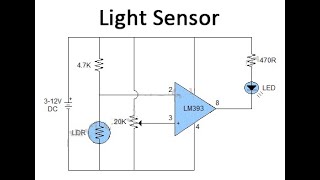 LM393 IC-based Night Light Circuit ||  What is LM393 IC, Circuit and Its Working