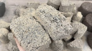 New crumbling video of grey concrete with ocean sand dedicated to @Asmrgymchalkpakistan 🔥